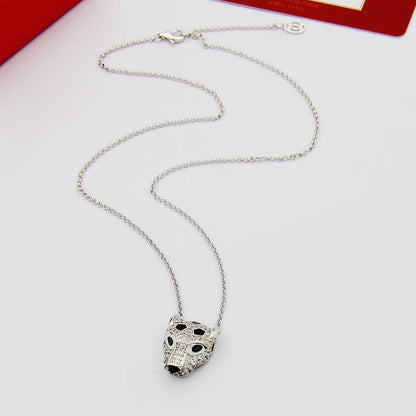[Cadisa] PANTHERE FULL DIAMOND NECKLACE