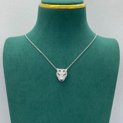 [Cadisa] PANTHERE FULL DIAMOND NECKLACE