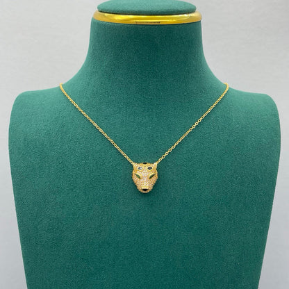 [Cadisa] PANTHERE FULL DIAMOND NECKLACE