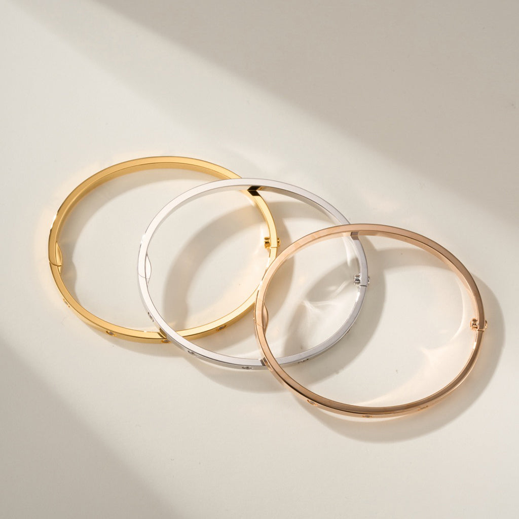 [Cadisa] LOVE BRACELET 3.65MM 10 DIAMONDS