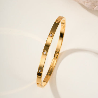 [Cadisa] LOVE BRACELET 3.65MM 10 DIAMONDS