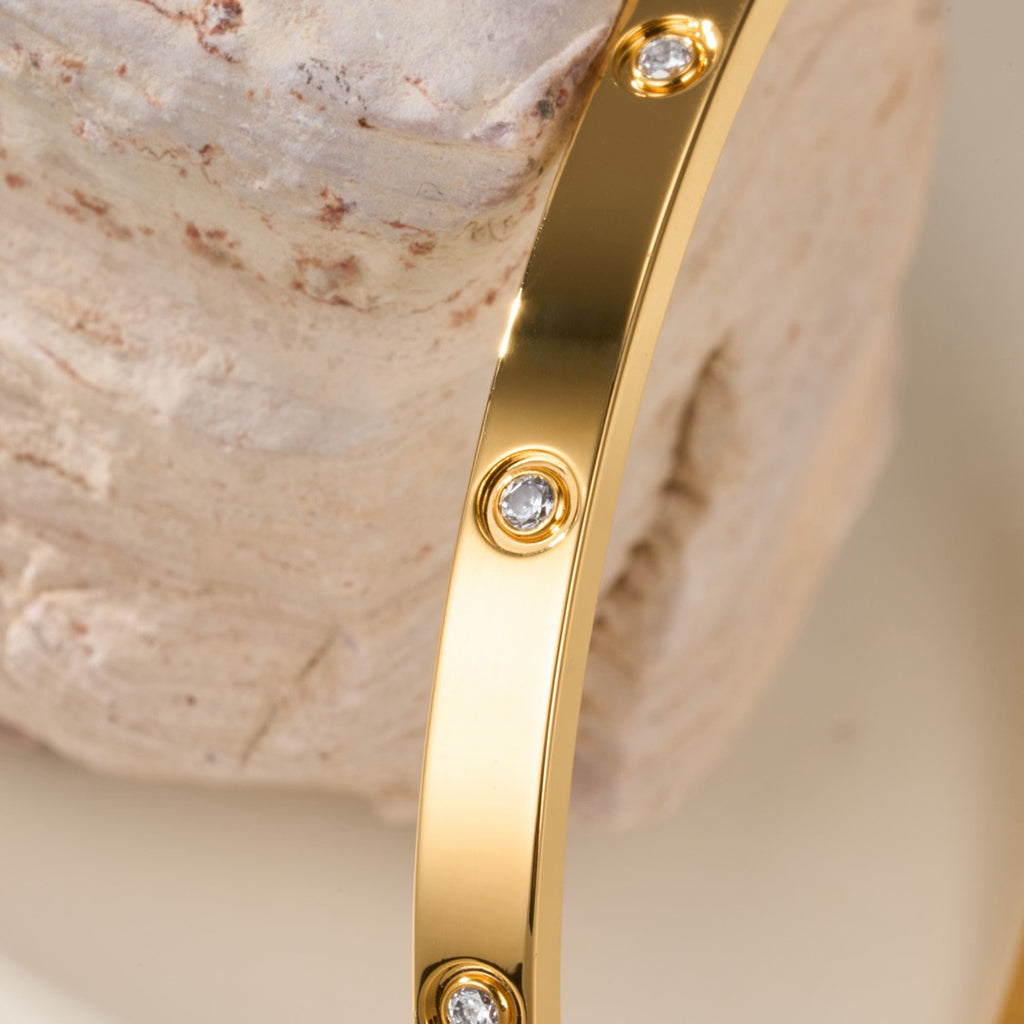[Cadisa] LOVE BRACELET 3.65MM 10 DIAMONDS
