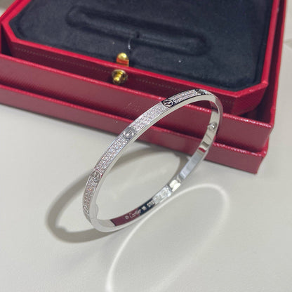 [Cadisa] LOVE BRACELET 3.65MM DIAMOND-PAVED