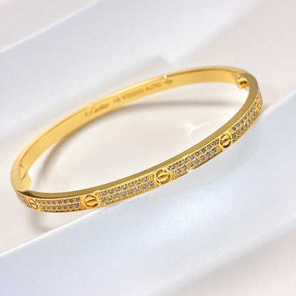 [Cadisa] LOVE & JUSTE Baby Move Diamond Bracelet Stack Set