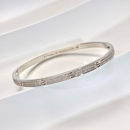 [Cadisa] LOVE BRACELET 3.65MM DIAMOND-PAVED
