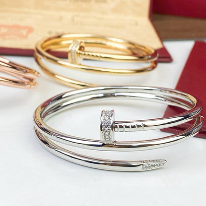 [Cadisa] JUSTE BRACELET 3.5MM DOUBLE ROW DIAMOND
