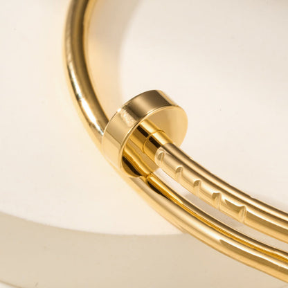 [Cadisa] Clover White Mother-of-Pearl & JUSTE Bracelet Stack Set