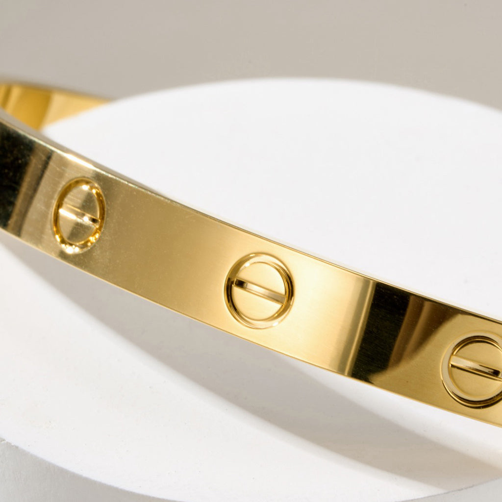 [Cadisa] LOVE BRACELET 6.1MM OPEN CUFF