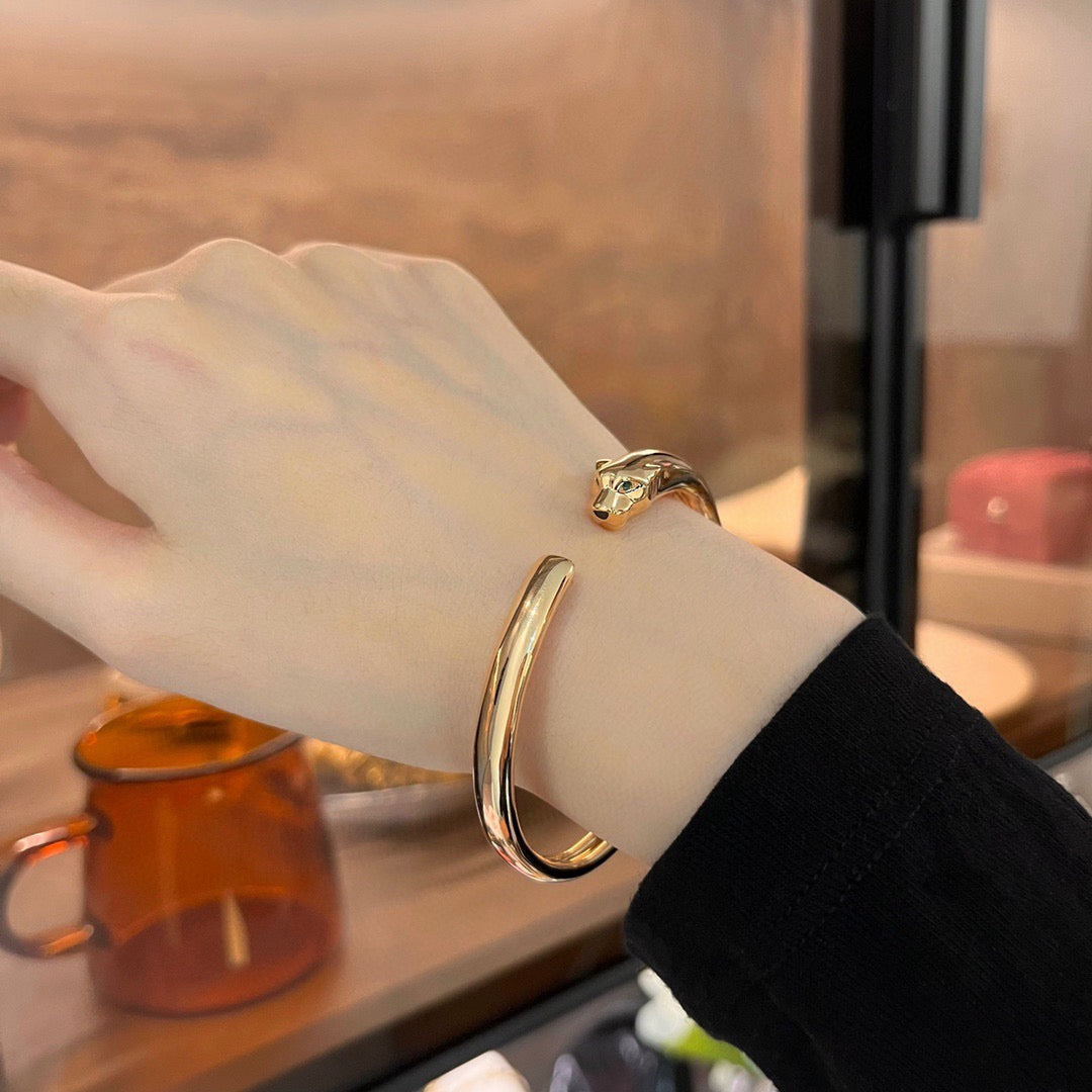 [Cadisa] PANTHERE OPEN BRACELET