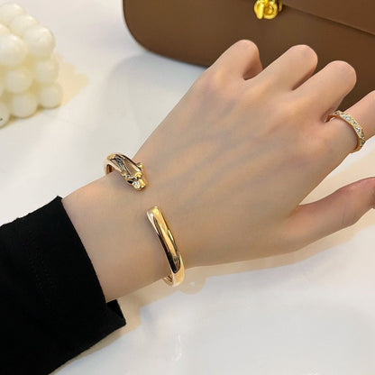 [Cadisa] PANTHERE OPEN BRACELET