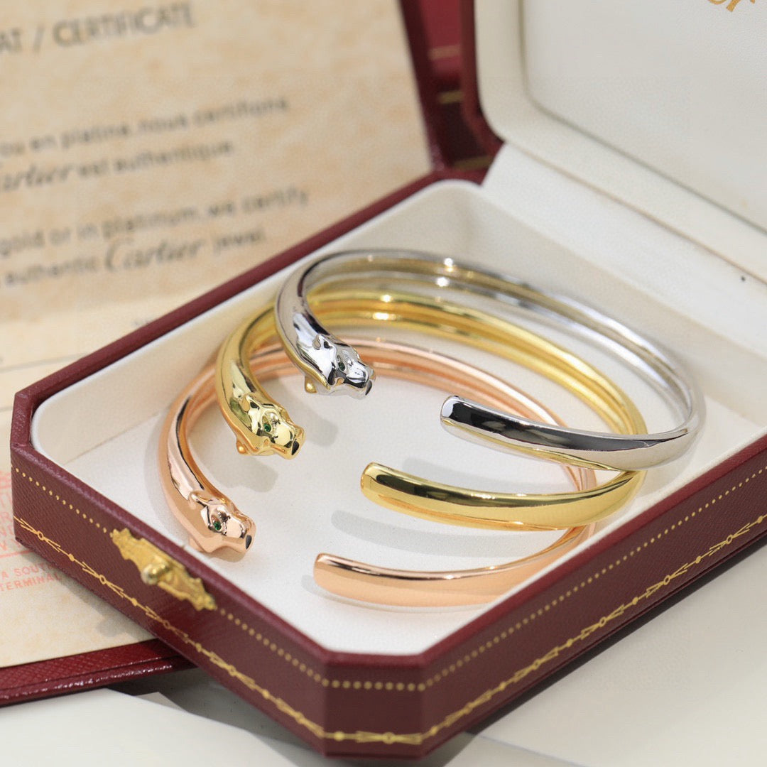 [Cadisa] PANTHERE OPEN BRACELET
