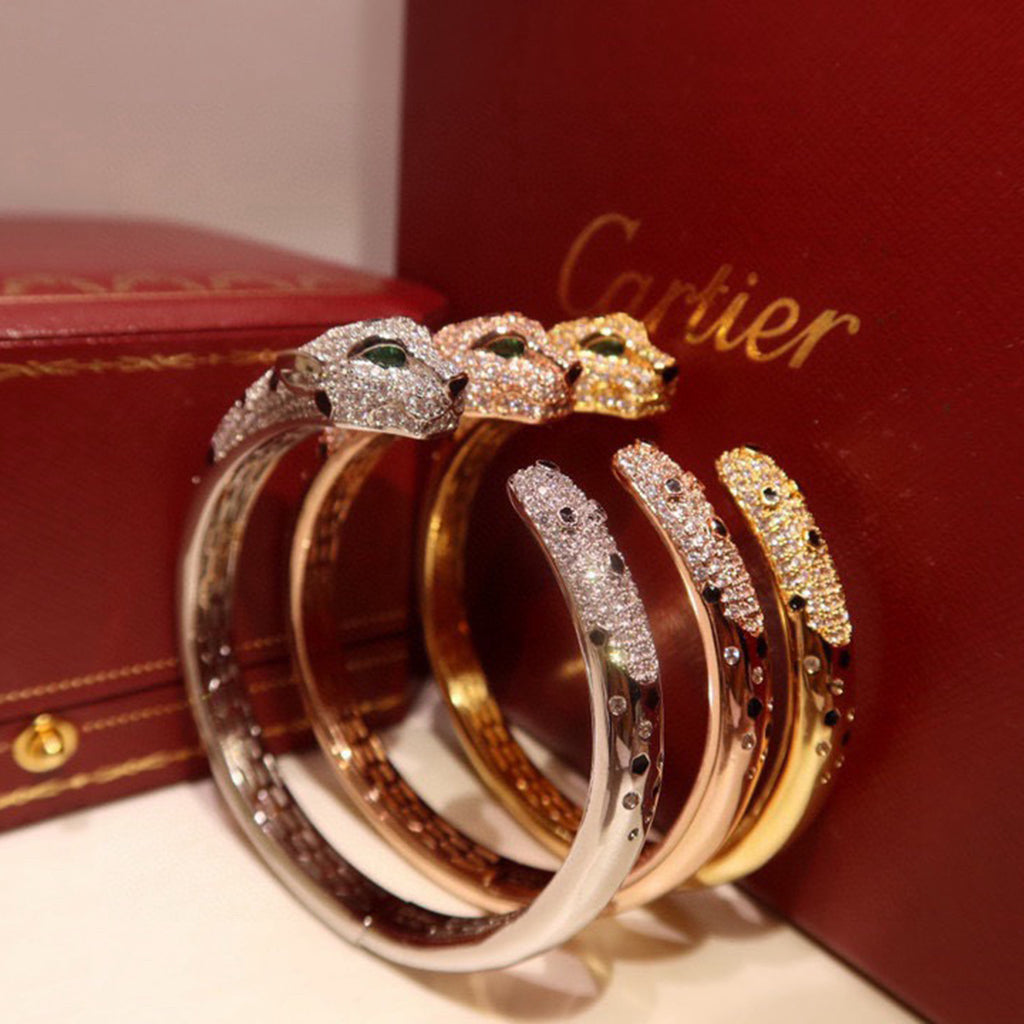 [Cadisa] PANTHERE BIG BRACELET DIAMONDS