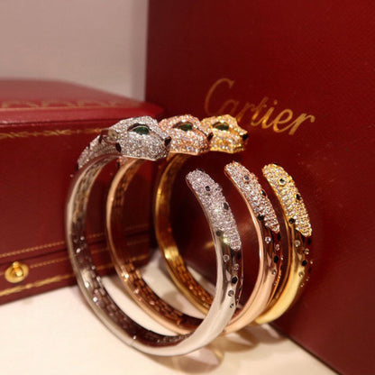 [Cadisa] PANTHERE BIG BRACELET DIAMONDS