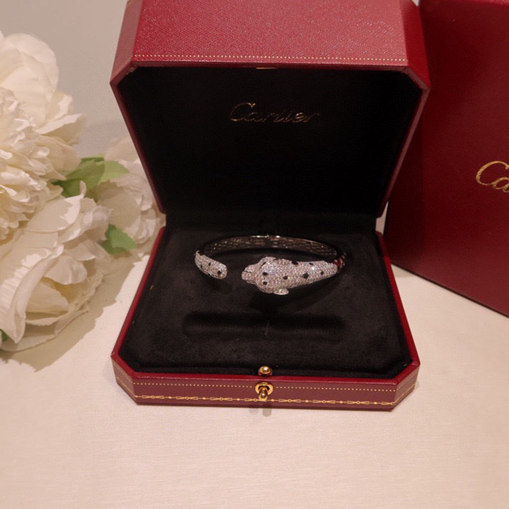 [Cadisa] PANTHERE BIG BRACELET DIAMONDS