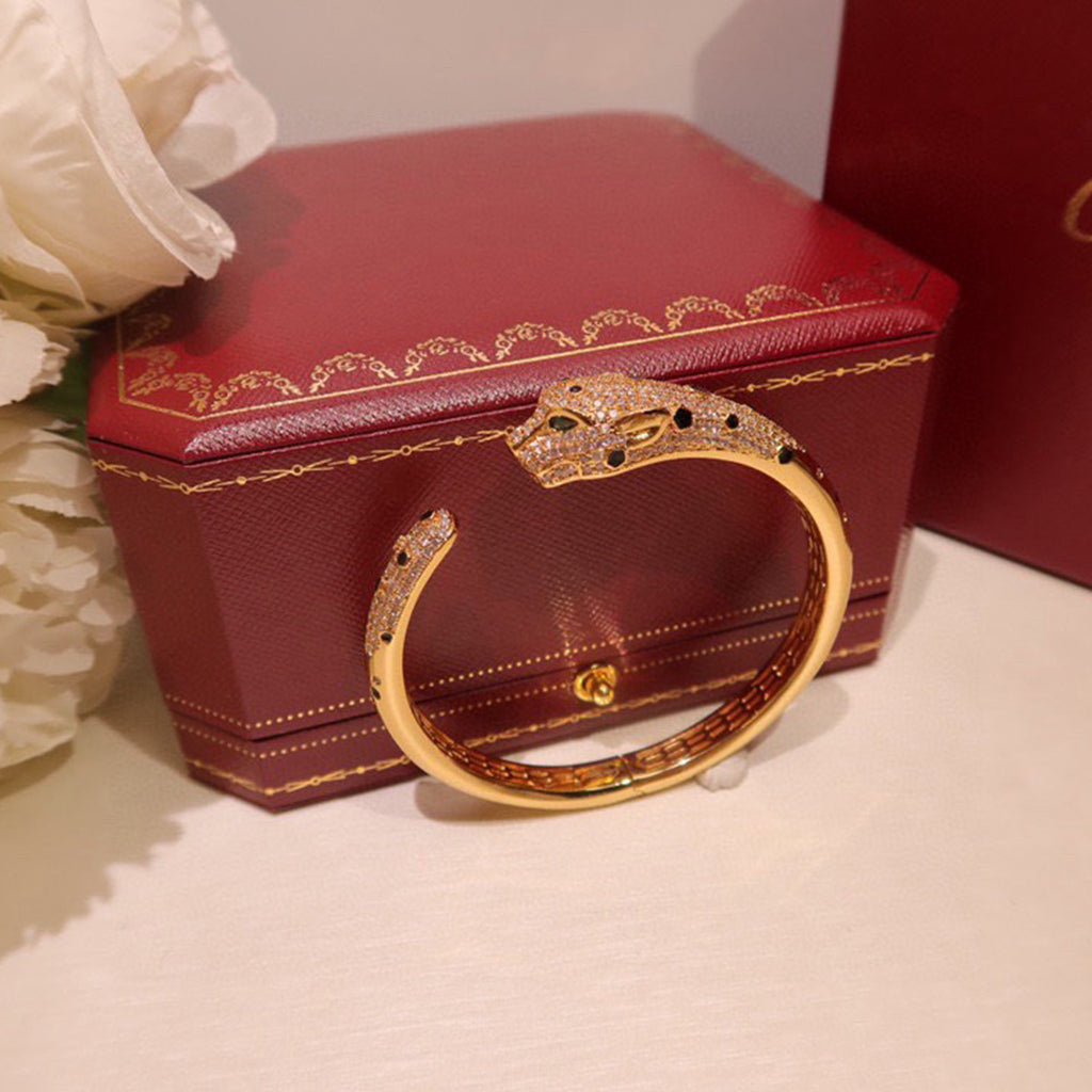 [Cadisa] PANTHERE BIG BRACELET DIAMONDS