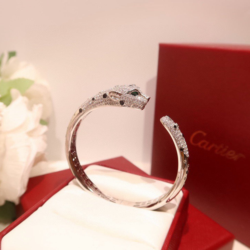 [Cadisa] PANTHERE BIG BRACELET DIAMONDS