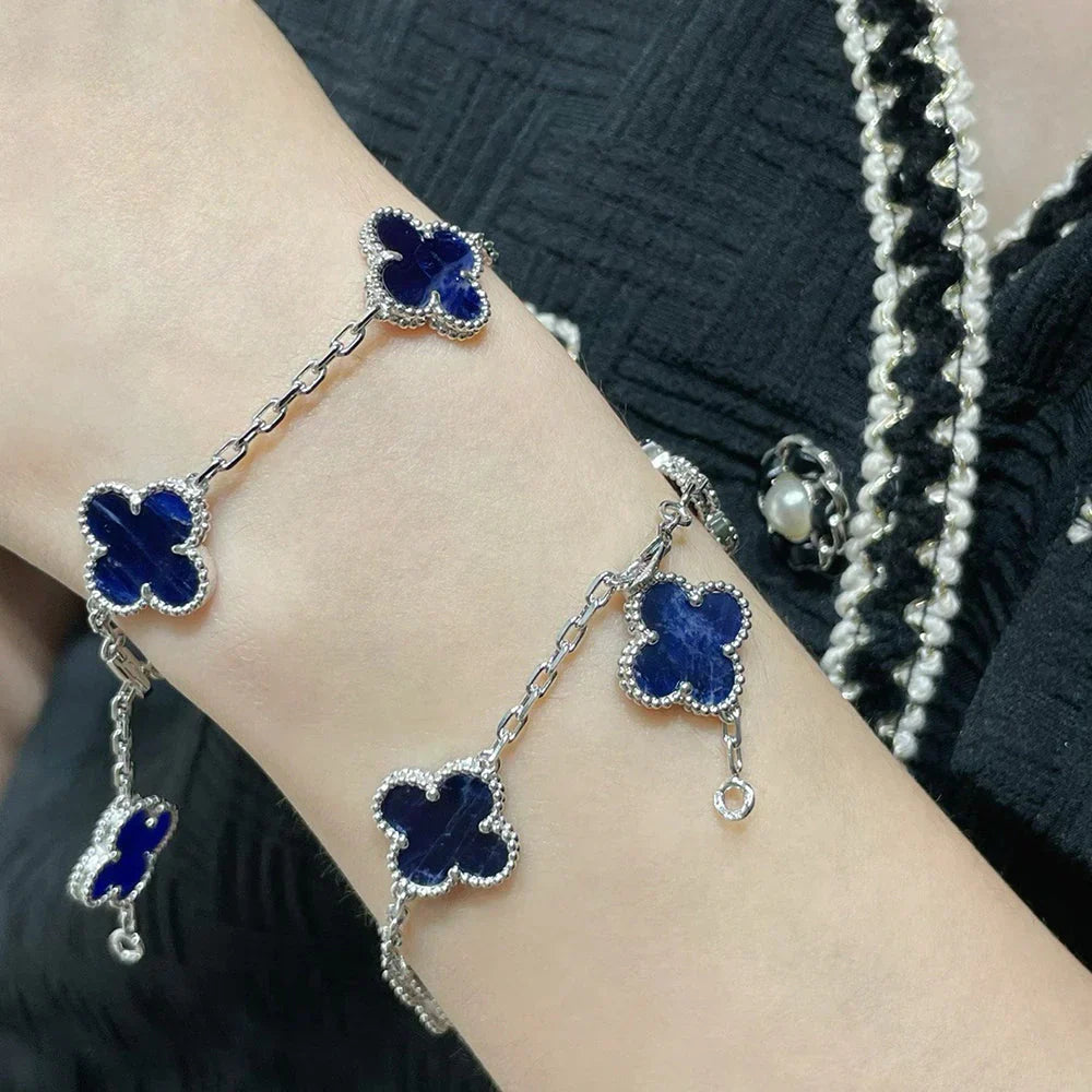 [Cadisa]CLOVER 5 MOTIF PIETERSITE BRACELET COLLECTION