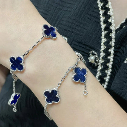 [Cadisa]CLOVER 5 MOTIF PIETERSITE BRACELET COLLECTION