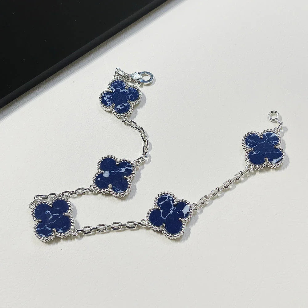 [Cadisa]CLOVER 5 MOTIF PIETERSITE BRACELET COLLECTION