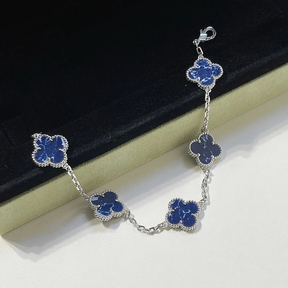 [Cadisa]CLOVER 5 MOTIF PIETERSITE BRACELET COLLECTION