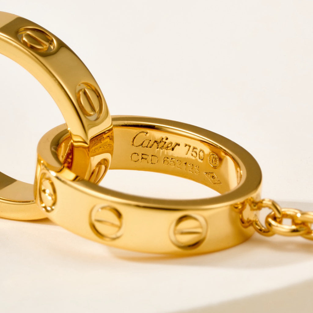 [Cadisa] LOVE BRACELET DOUBLE RING