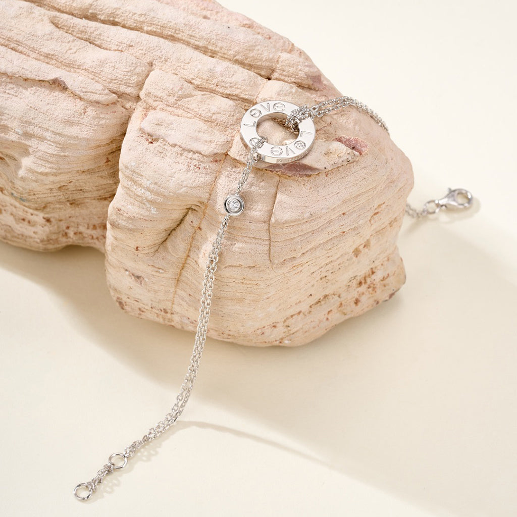 [Cadisa] LOVE BRACELET 2 DIAMOND