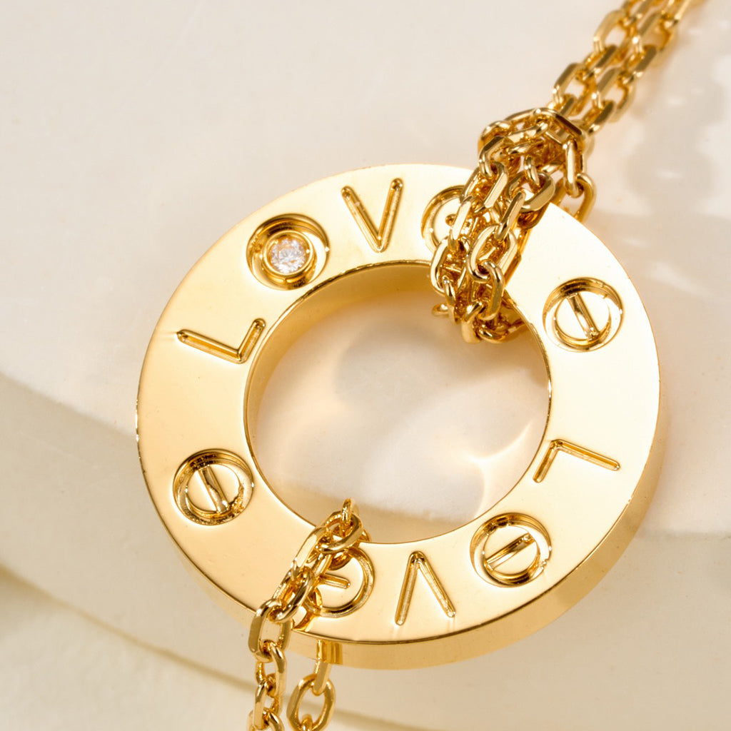 [Cadisa] LOVE BRACELET 2 DIAMOND