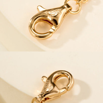 [Cadisa] LOVE DOUBLE RING FULL DIAMOND BRACELET