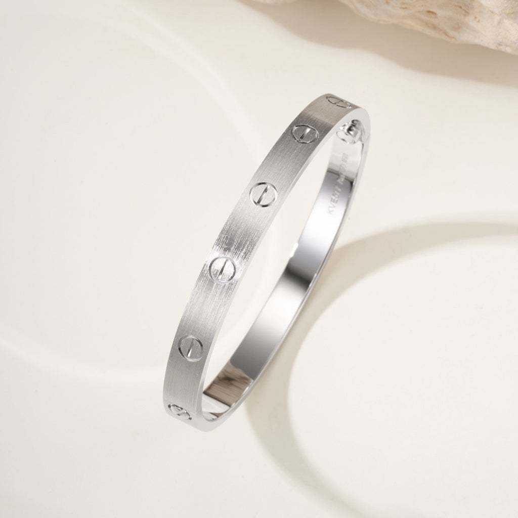 [Cadisa] LOVE BRACELET 6.1MM BRUSHED