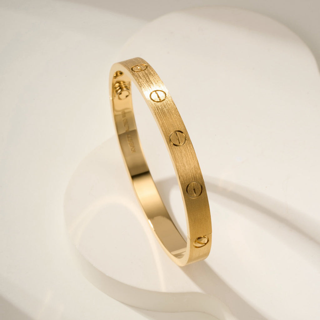 [Cadisa] LOVE BRACELET 6.1MM BRUSHED