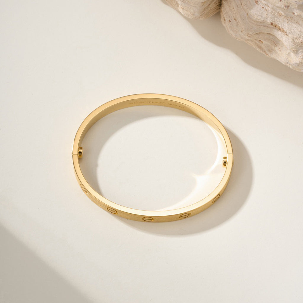 [Cadisa] LOVE BRACELET 6.1MM BRUSHED