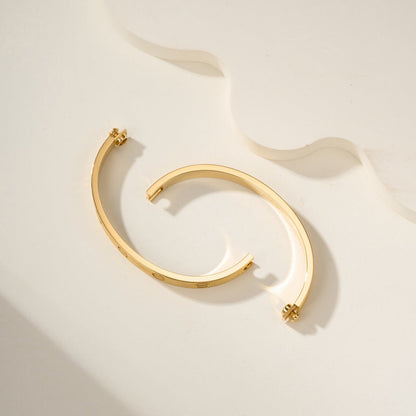 [Cadisa] LOVE BRACELET 6.1MM BRUSHED