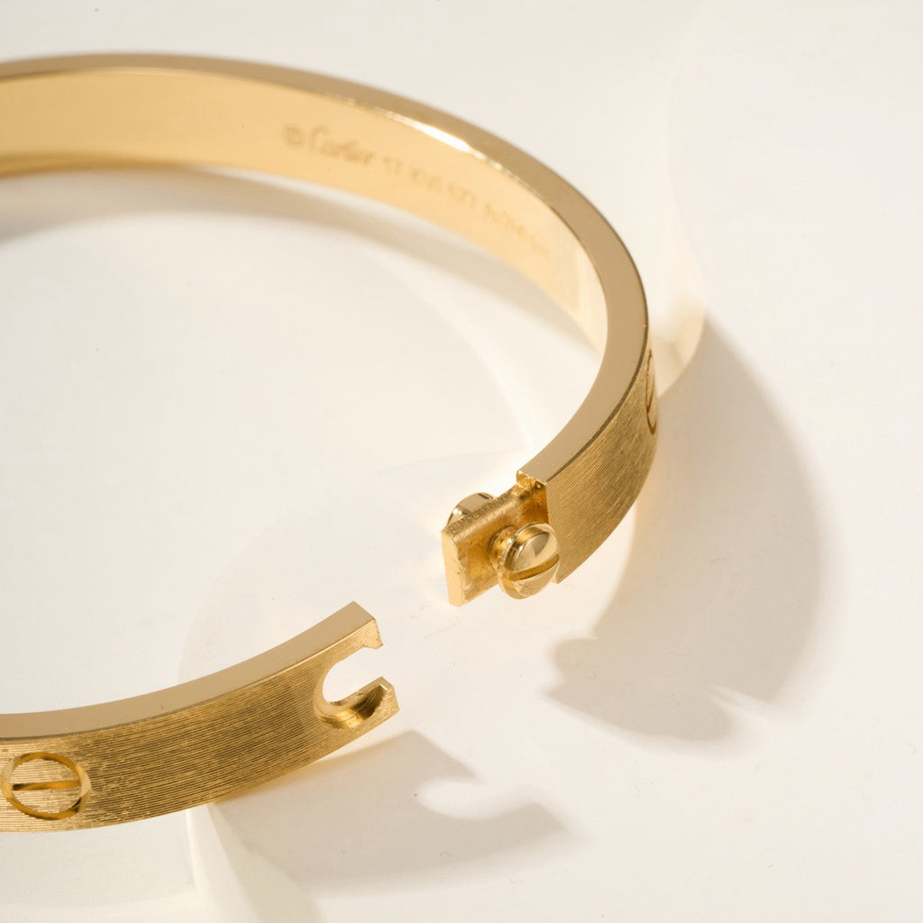[Cadisa] LOVE BRACELET 6.1MM BRUSHED