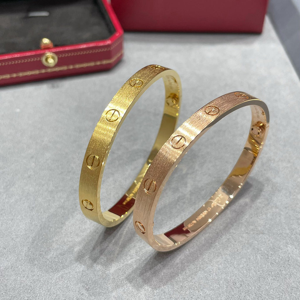 [Cadisa] LOVE BRACELET 6.1MM BRUSHED