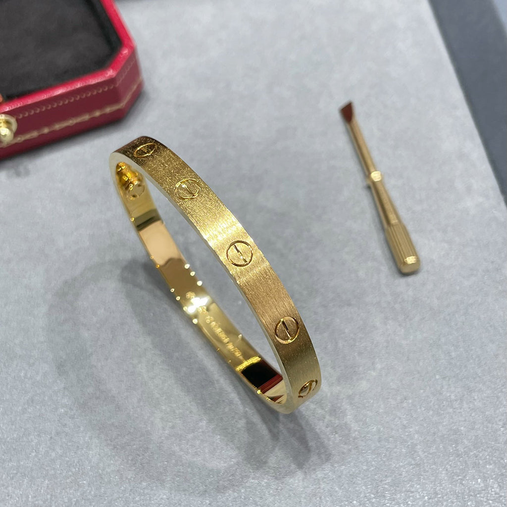 [Cadisa] LOVE BRACELET 6.1MM BRUSHED