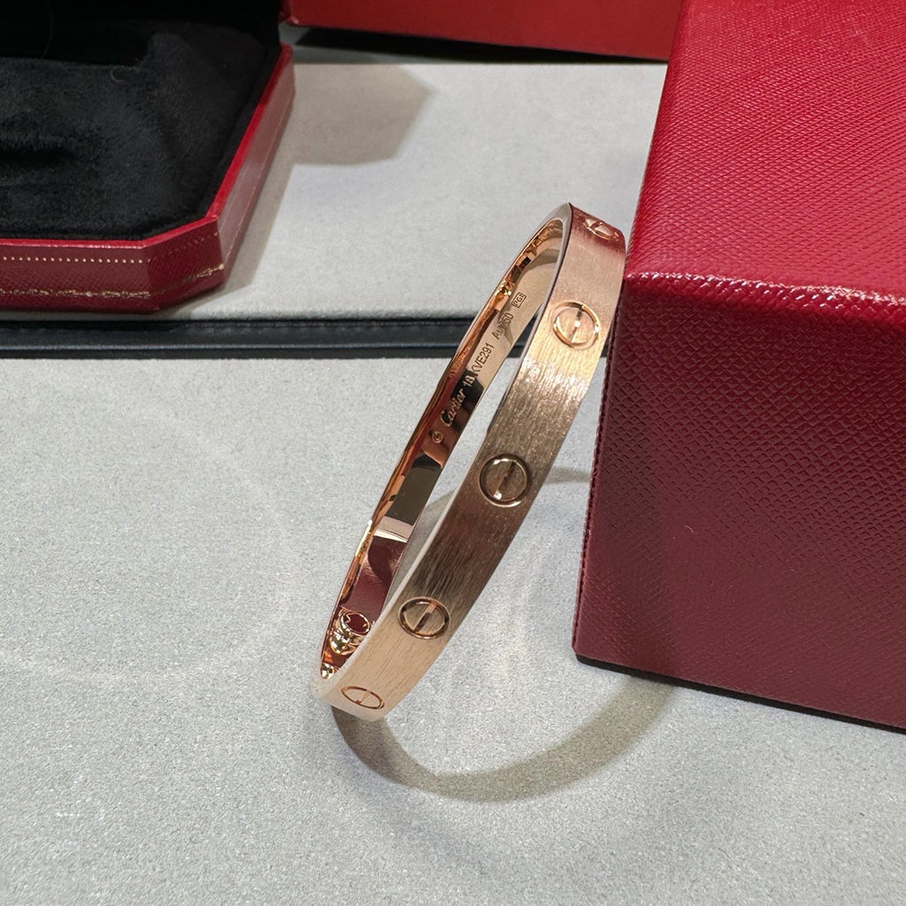 [Cadisa] LOVE BRACELET 6.1MM BRUSHED