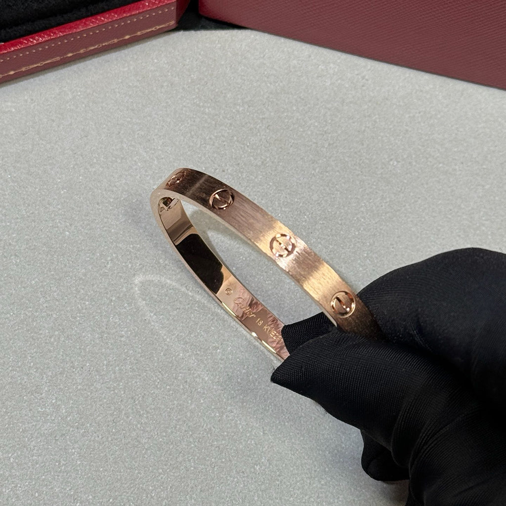 [Cadisa] LOVE BRACELET 6.1MM BRUSHED
