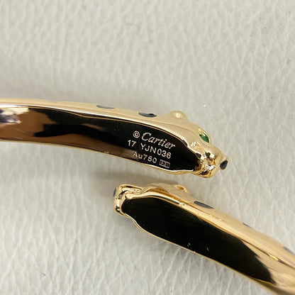 [Cadisa] PANTHERE DOUBLE HEADED OPEN BRACELET