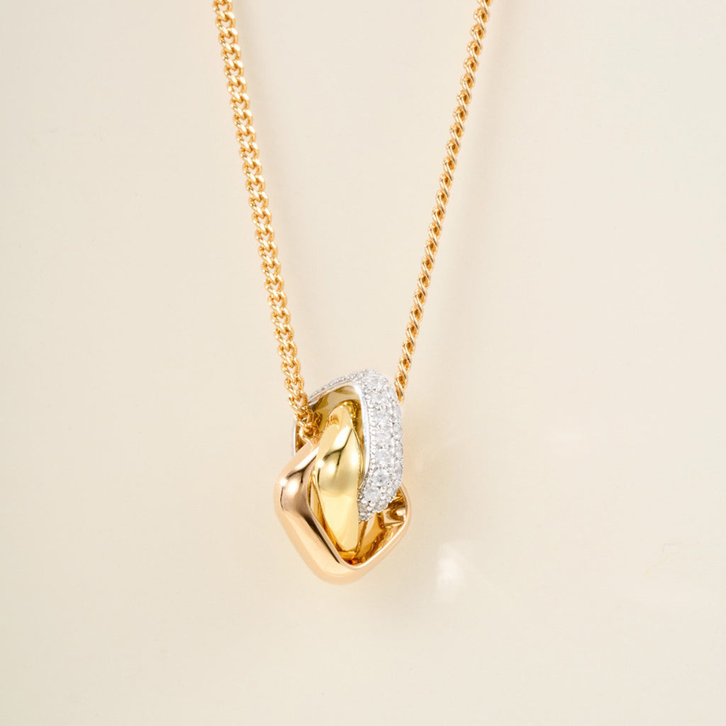 [Cadisa] TRINITY CUSHION NECKLACE COLLECTION