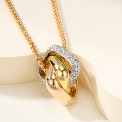 [Cadisa] TRINITY CUSHION NECKLACE COLLECTION