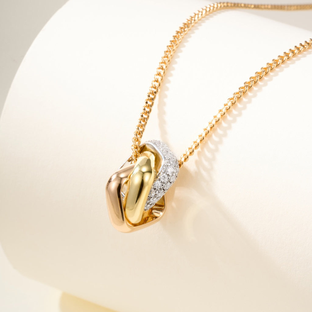[Cadisa] TRINITY CUSHION NECKLACE COLLECTION