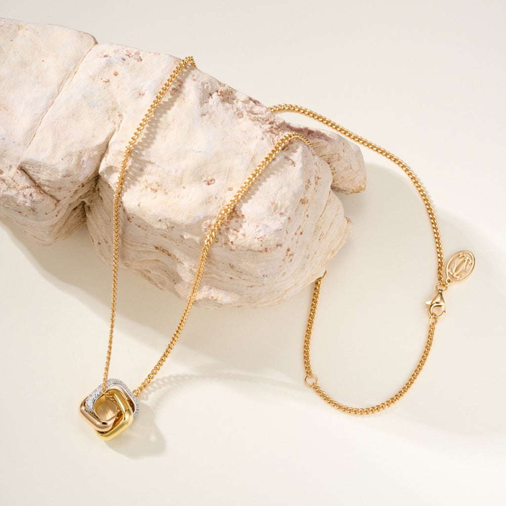[Cadisa] TRINITY CUSHION NECKLACE COLLECTION