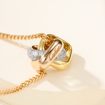 [Cadisa] TRINITY CUSHION NECKLACE COLLECTION