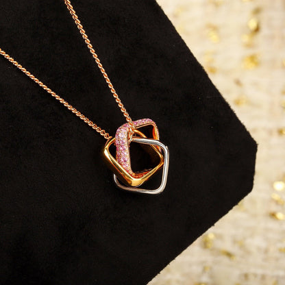 [Cadisa] TRINITY CUSHION NECKLACE COLLECTION