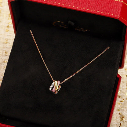 [Cadisa] TRINITY CUSHION NECKLACE COLLECTION