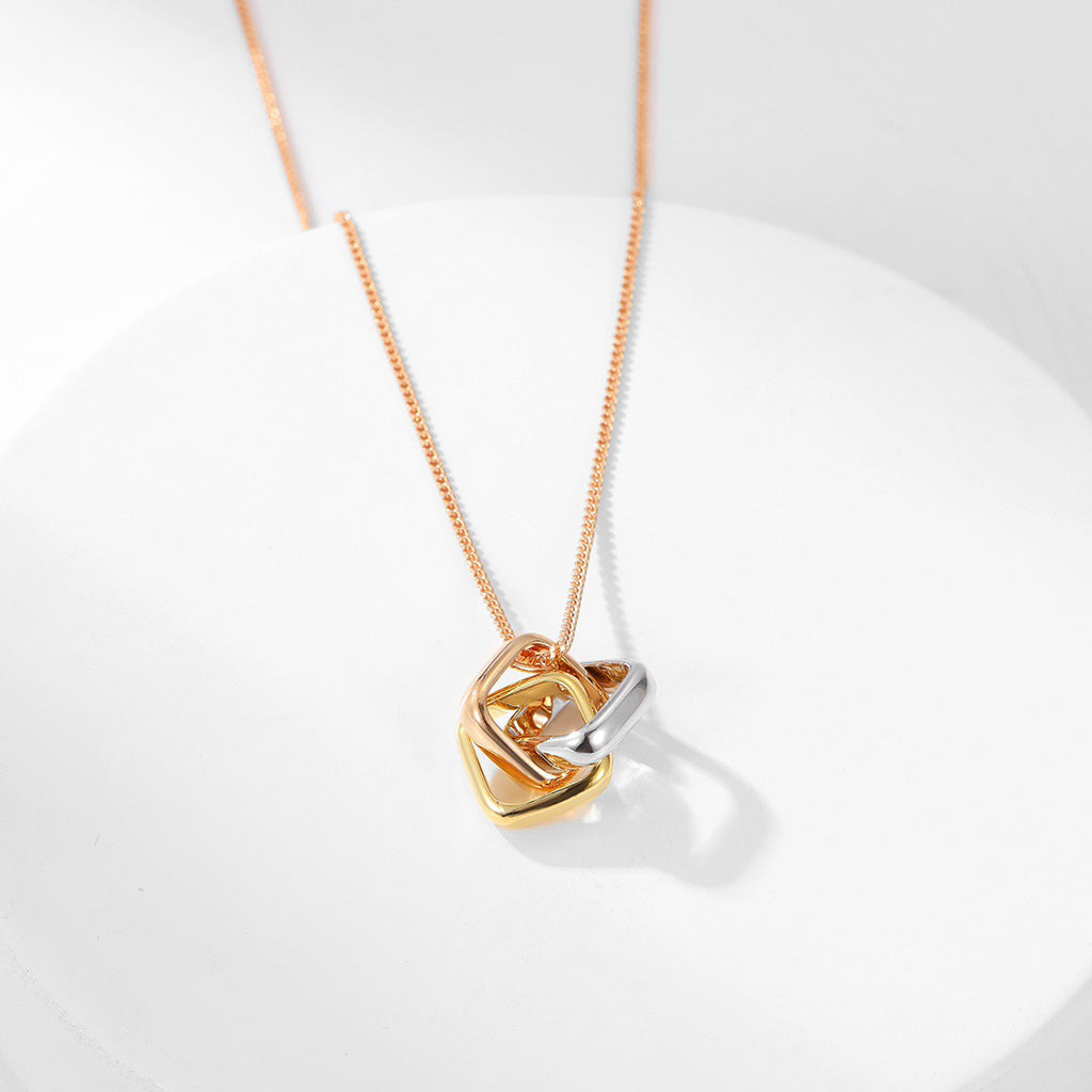 [Cadisa] TRINITY CUSHION NECKLACE COLLECTION
