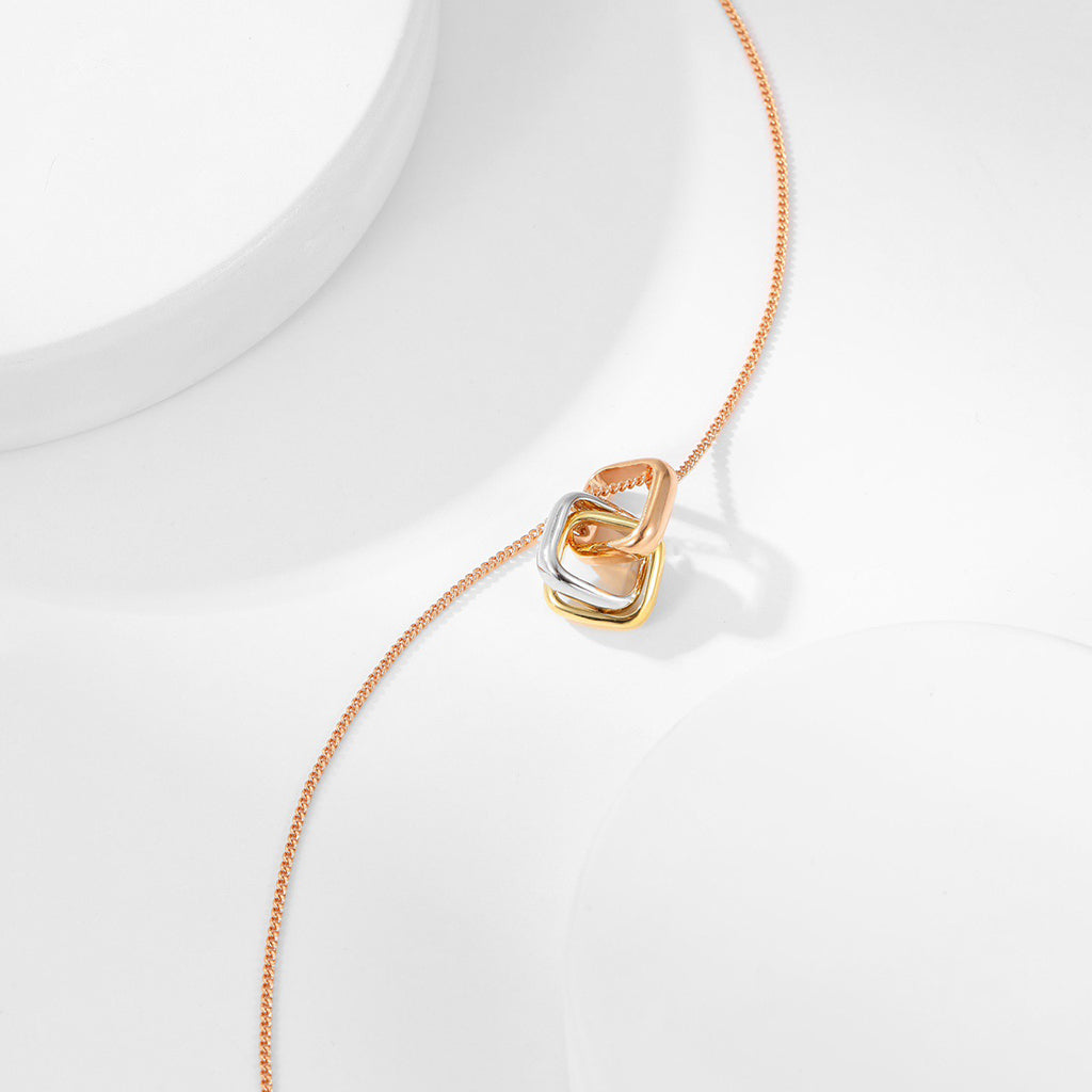 [Cadisa] TRINITY CUSHION NECKLACE COLLECTION