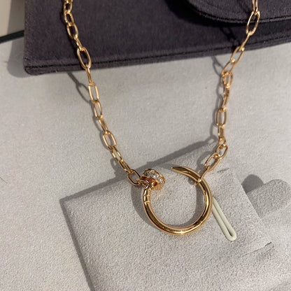 [Cadisa] JUSTE NECKLACE FULL DIAMONDS