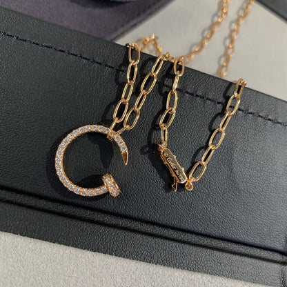 [Cadisa] JUSTE NECKLACE FULL DIAMONDS