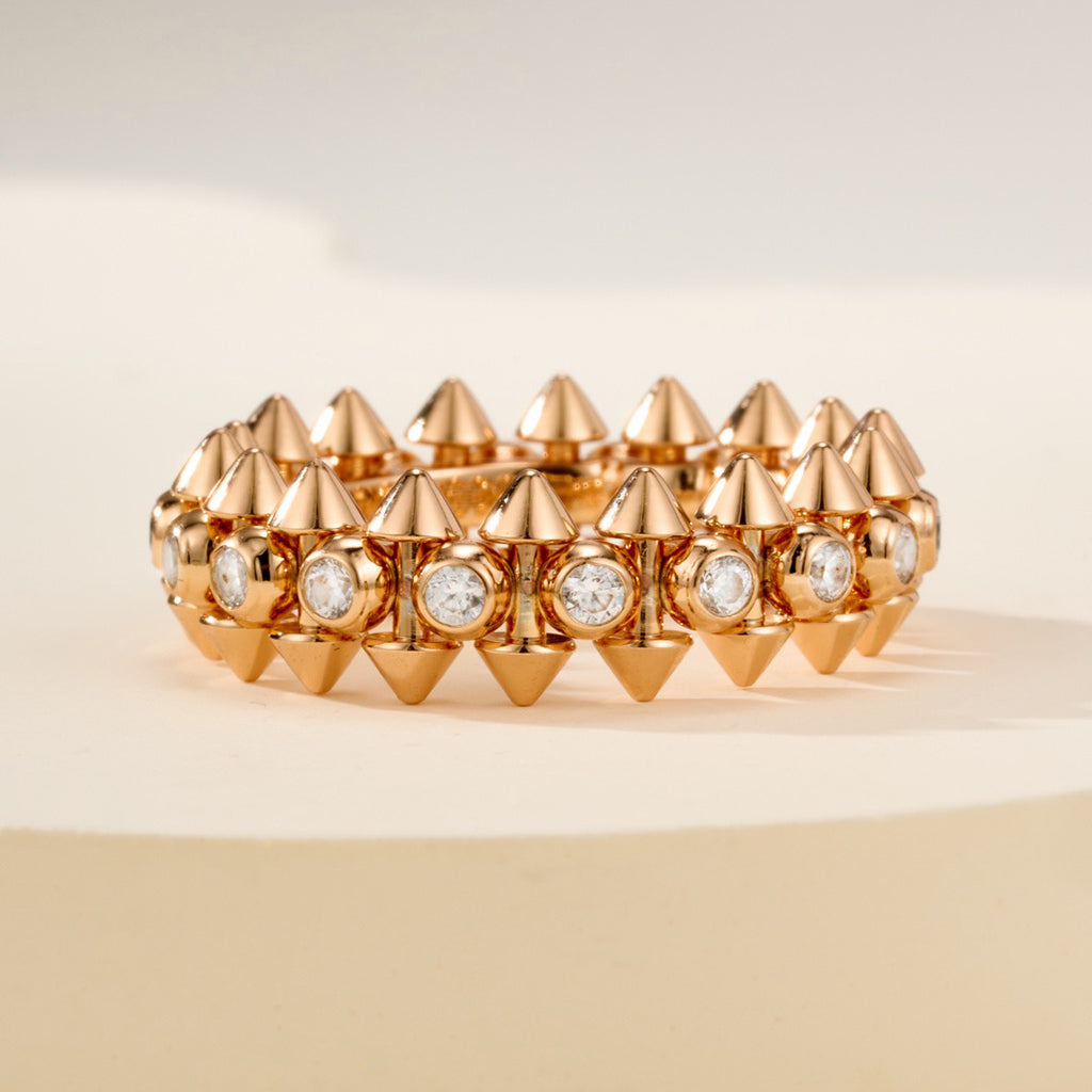 [Cadisa] CLASH 6.8MM DIAMOND MEDIUM RING